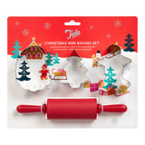 Tala Christmas Mini Baking Set - Cutters and Rolling Pin