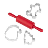 Tala Christmas Mini Baking Set - Cutters and Rolling Pin
