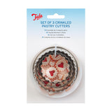 Tala Set of 3 Crinkled Pastry Cutters