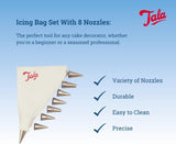 Tala Icing Bag Set With 8 Nozzles
