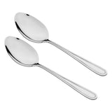 Tala Serving Spoons Set of 2 Stainless Steel Serving Spoons with Beaded-Edge Design