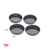 Tala Performance 4 Tart tins 10cm dia x 2cm