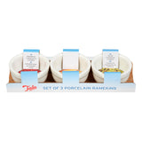 Tala Set Of 3 Mini Porcelain Ramekins