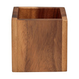 Tala Small Square Storage / Display Box in Lacquered Acacia - 100x100x100mm