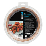 Chef Aid Round Paper Air-Fryer Liners Pack of 40