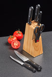 The Chef Aid Knife Block is a 7-Piece Set