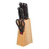 The Chef Aid Knife Block is a 7-Piece Set