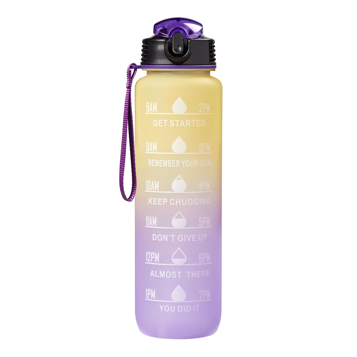 Chef Aid 1 Litre Ombre Water Bottle With Drinking Targets – Dayes