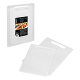 Chef Aid White Chopping Board Set Multipurpose Anti-Slip Surface Easy to Clean and Dishwasher Safe