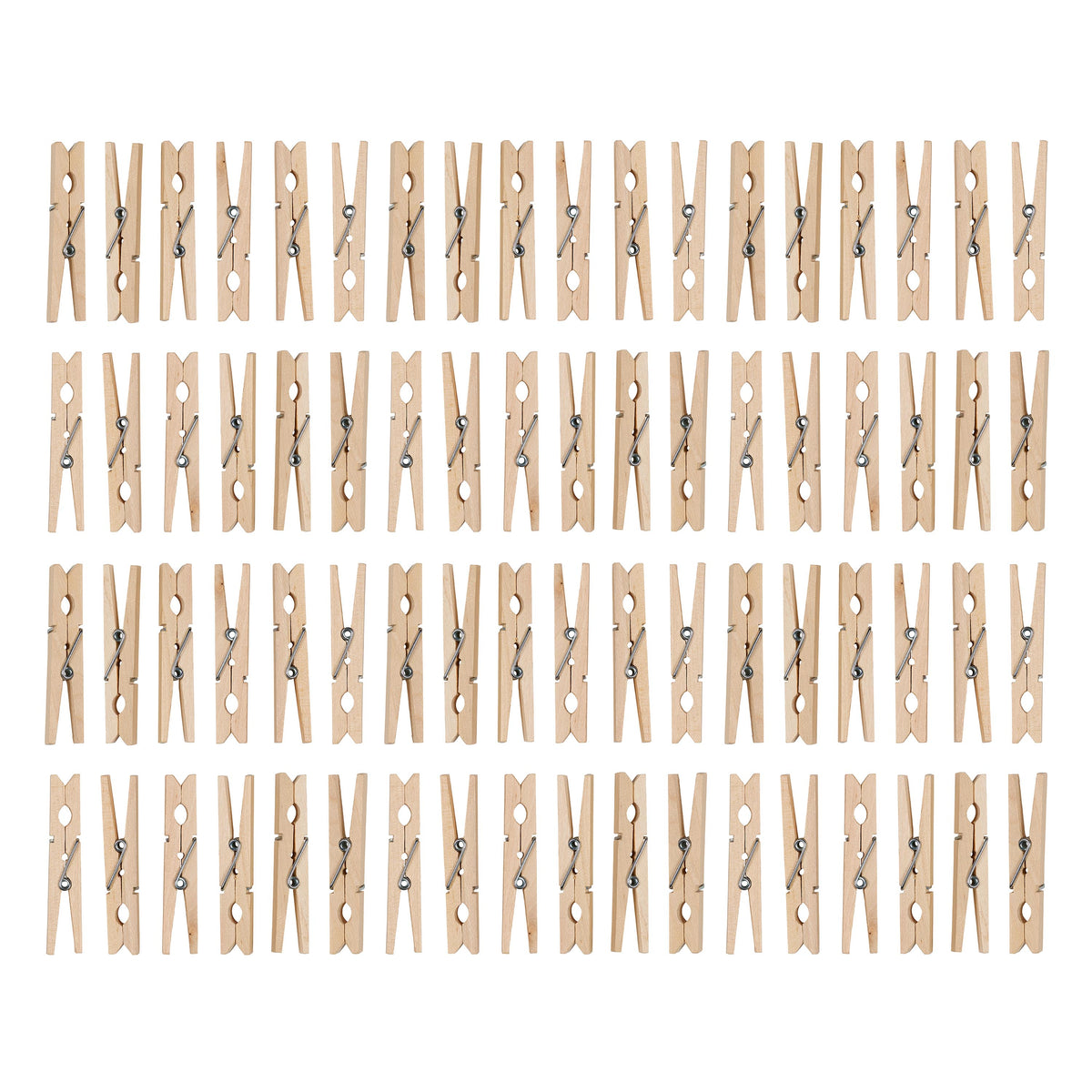Elliott Wooden Birchwood Clothes Pegs - 72pcs ā Dayes