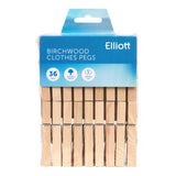 Elliott Birchwood Pegs 36 Pack