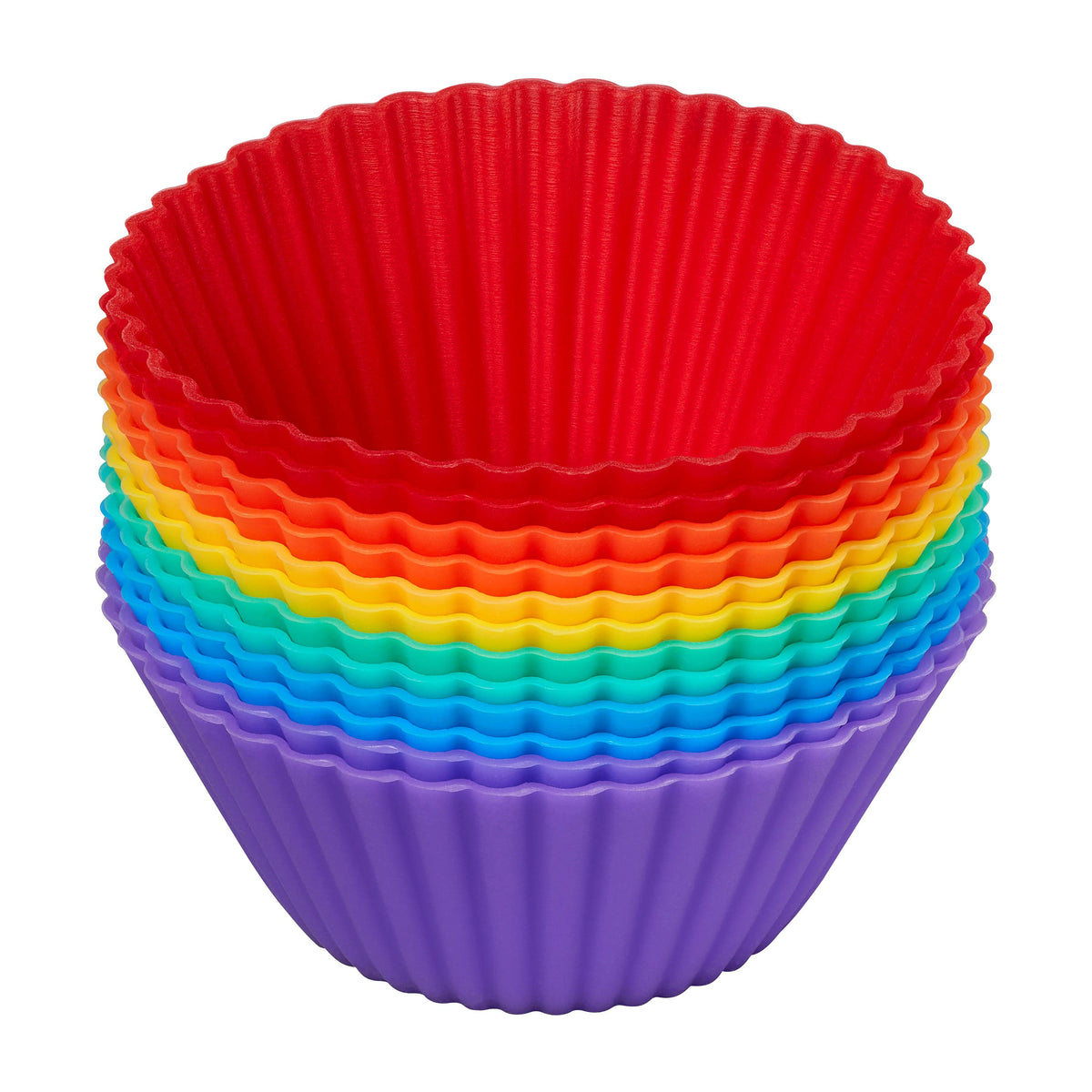 Chef Aid Pack Of 12 Reusable Silicone Cupcake Cases Dayes chef-aid-pack-of-12-reusable-silicone-cupcake-cases-dayes