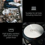 Tala Performance Classic 3 Piece Cookware Set 16cm 18cm 20cm