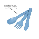 Tala Picnic Cutlery Set Blue