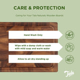 Tala Small Square Storage / Display Box in Lacquered Acacia - 100x100x100mm