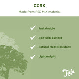 The Tala Set of 2 Rectangular Cork Hot Pot Stands