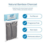 Elliotts 2 Pack 75g Natural Bamboo Charcoal Bag