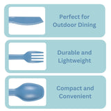 Tala Picnic Cutlery Set Blue
