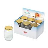 Tala Round Pickling Jar with Gold Screw Lid 750g