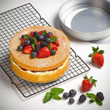 Tala Performance Silver Anodised 23cm / 9 inch Sandwich Tin Loose Base Cake Pan