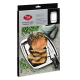 Tala Performance Stainless steel Carving Tray 35.5 x 25cm with 5 spikes