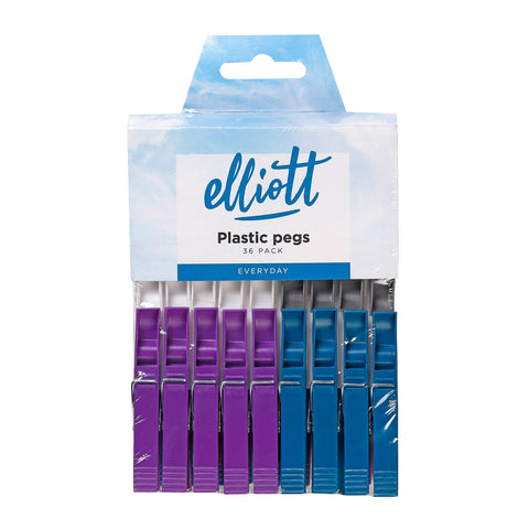 Elliott Plastic Pegs 36 Pack