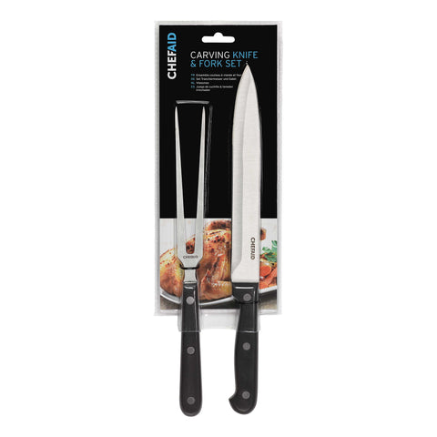 Chef Aid Carving Knife And Fork set