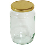 Tala Round Pickling Jar with Gold Screw Lid 750g