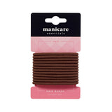 Manicare - 12 Thick Hair Bands - Mixed