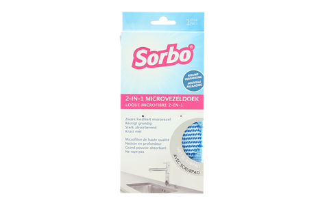 Sorbo 2-In-1 Microfibre Cloth