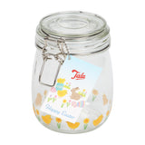 Tala Glass Chick Jar 750ml Air-Tight Stainless-Steel Clasp Silicone Seal Storage Jar