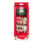 Tala Xmas 24 Cupcake Cases and Toppers North Pole Snow scene