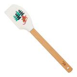 Tala Xmas Gingerbread House and Sleigh Silicone Spatula with bamboo handle