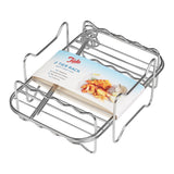 Tala 2 Tier Stainless Steel Racks 20 x 14 x 8cm with 4 Skewers