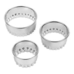 Tala Set of 3 Crinkled Pastry Cutters