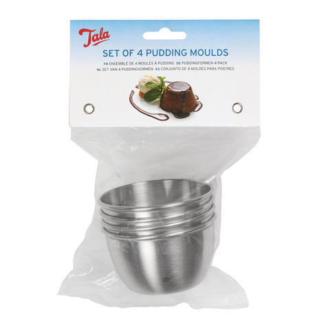 Tala Set Of 4 Pudding Moulds