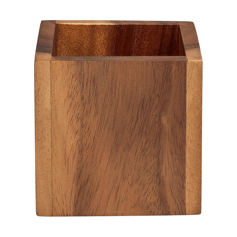 Tala Small Square Storage / Display Box in Lacquered Acacia