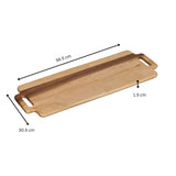 Tala Double Handled Large Long Board in Natural Acacia - 565x205x15mm