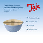 Tala Originals Stoneware Mixing Bowl 26cm 10 inch