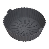 Chef Aid Round Air-Fryer Liner 21cm Dia.X 4cm Grooved Base for Increased Air-Flow Easy Cleaning