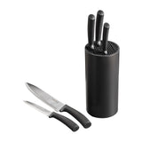 Chef Aid 5pc Soft Touch Knife Block Set
