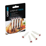 Chef Aid Pop Up Timers (set of 4)