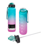 Chef Aid 1 Litre Ombre Water Bottle with drinking targets