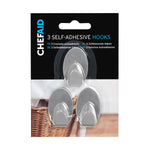 Chef Aid 3 Self-Adhesive Hooks