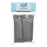 Elliotts 2 Pack 75g Natural Bamboo Charcoal Bag