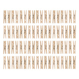 Elliott Wooden Birchwood Clothes Pegs - 72pcs