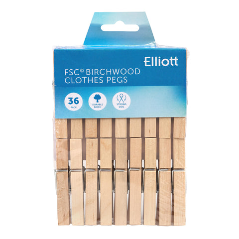 Elliott 36 Wooden Pegs