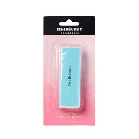 Manicare 4 Way Nail Buffing Block x3