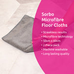 Sorbo Microfibre Floor Cloth - Pack of 2