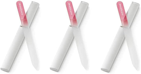 Manicare 3 Glass Nailfiles Bundle